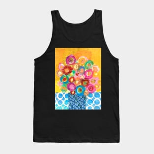 Summer Florals in vase Tank Top